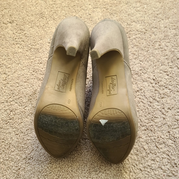 Dexflex comfort taupe booties stretch ankle,sueded fabric upper size 8 - Picture 7 of 7